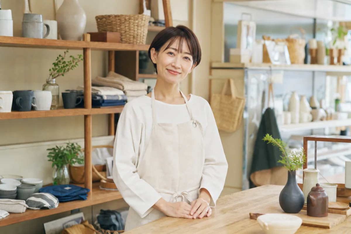 小売店舗の現場の様子